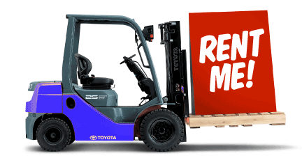 Toyota Forklift Rental Red Box