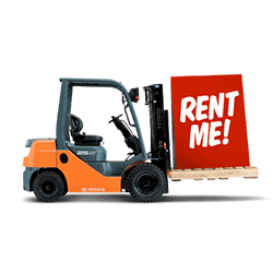 All Forklifts.com Logo With Forklift and Box